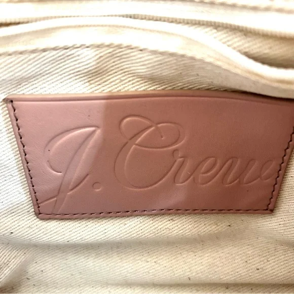 J. Crew Oslo Blush Soft Leather Crossbody Bag Excellent Condition - Picture 7 of 12